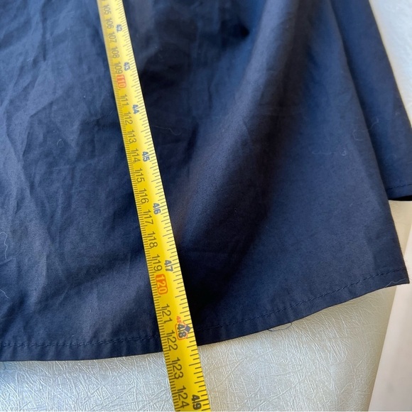 J.Crew: Friday Dress In Cotton Poplin with pockets Women Size XL Tall - Picture 6 of 8